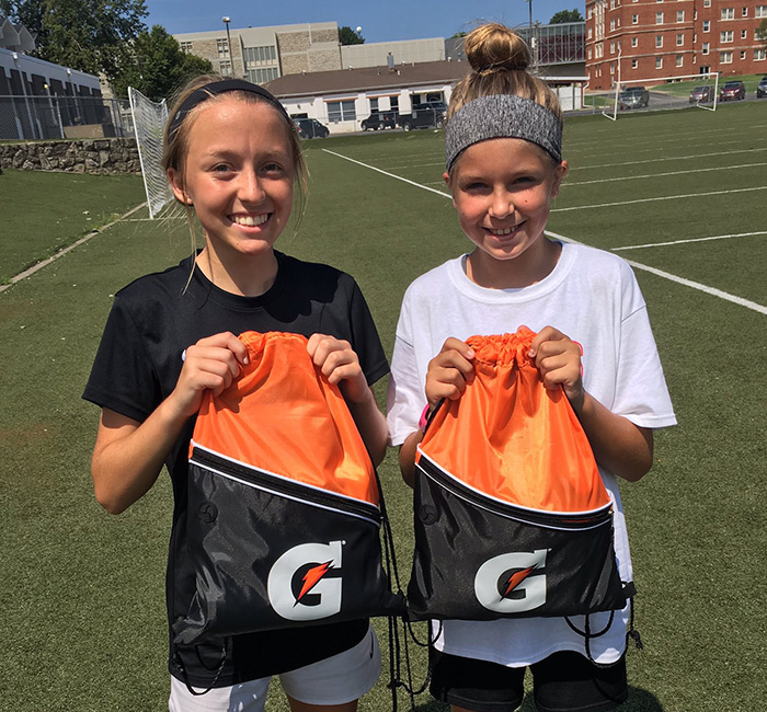 Campers at Jennies Soccer Camp